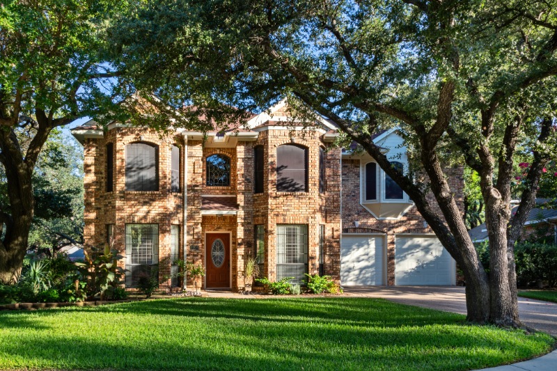 Exterior of a single family home